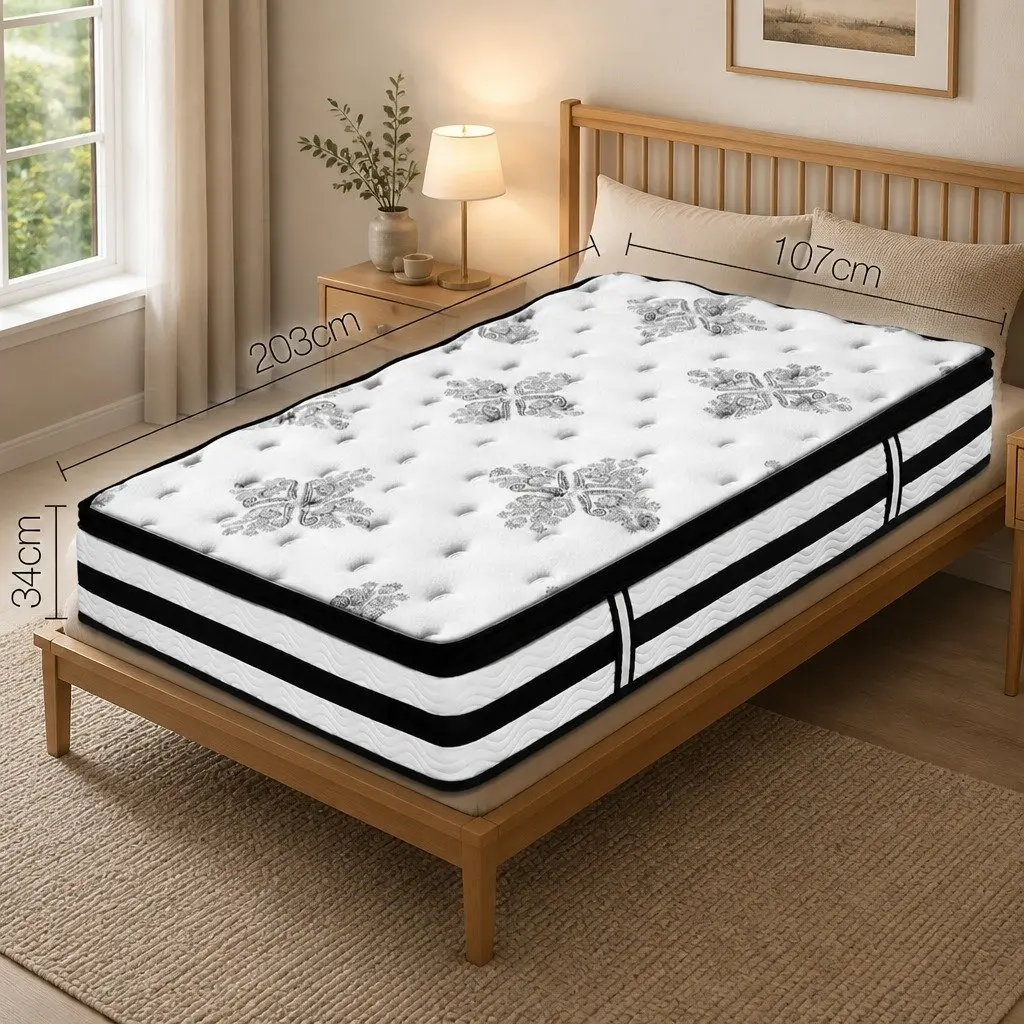 Euro Top King Single Mattress with Pocket Springs