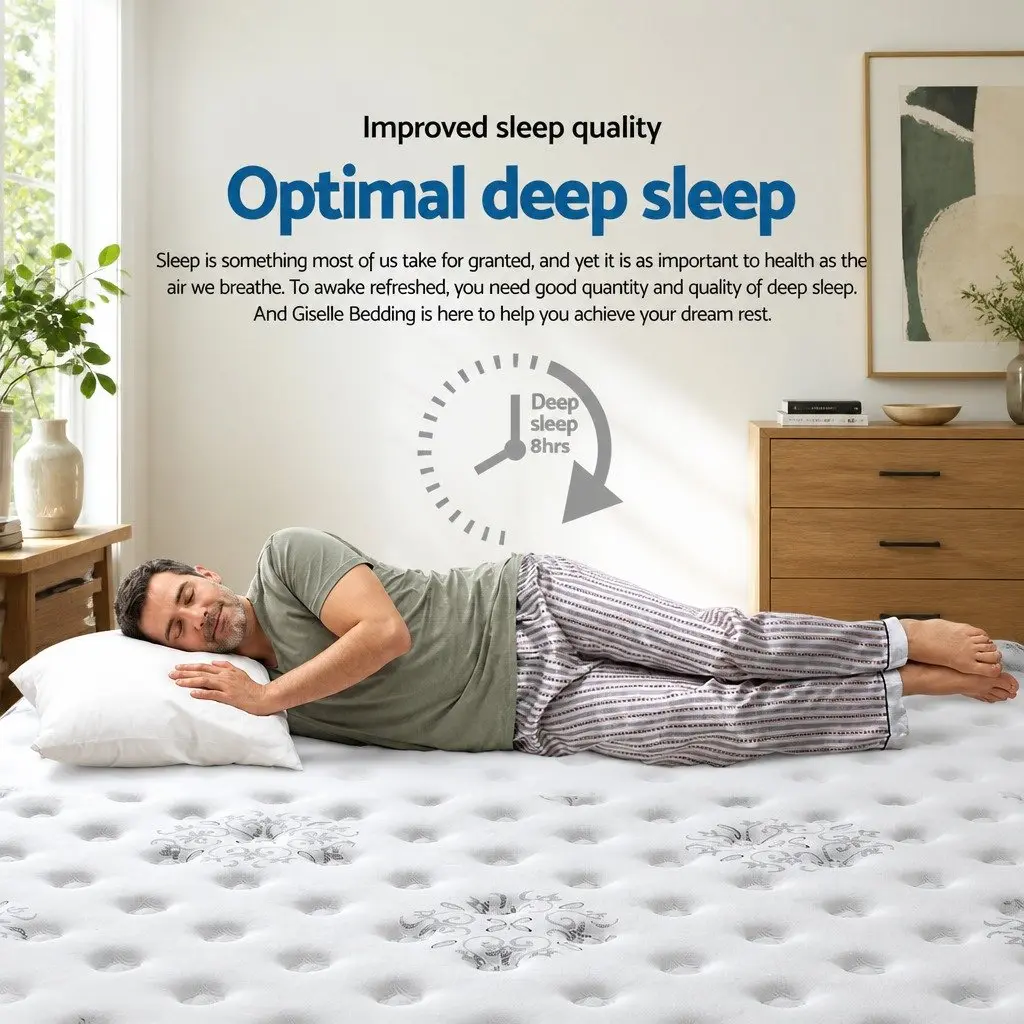34cm Thick King Single Mattress with Cool Gel Foam