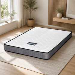 Premium King Single Mattress 13cm Medium Firm Bonnell Spring
