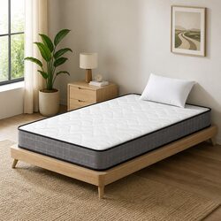 Premium King Single Mattress 13cm Medium Firm Bonnell Spring
