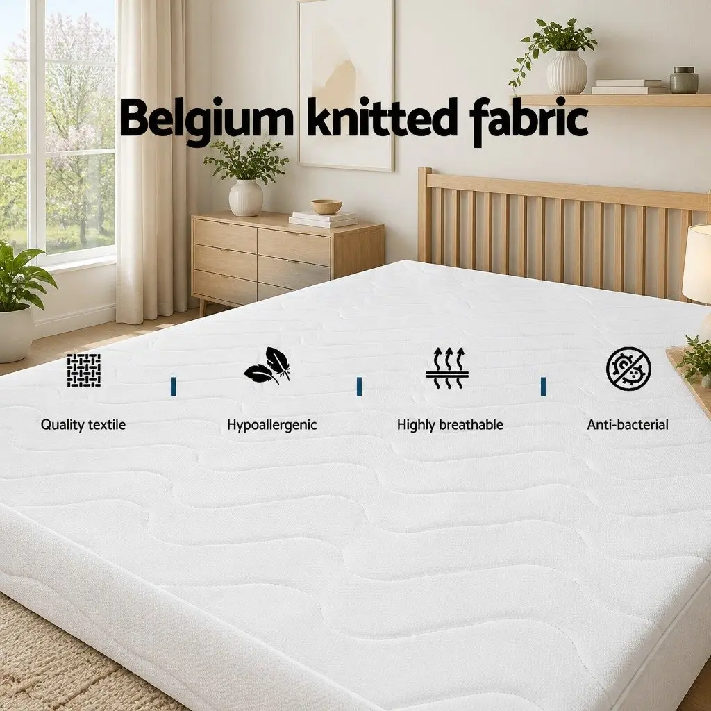 King Single Mattress 13cm Medium Firm Bonnell Spring