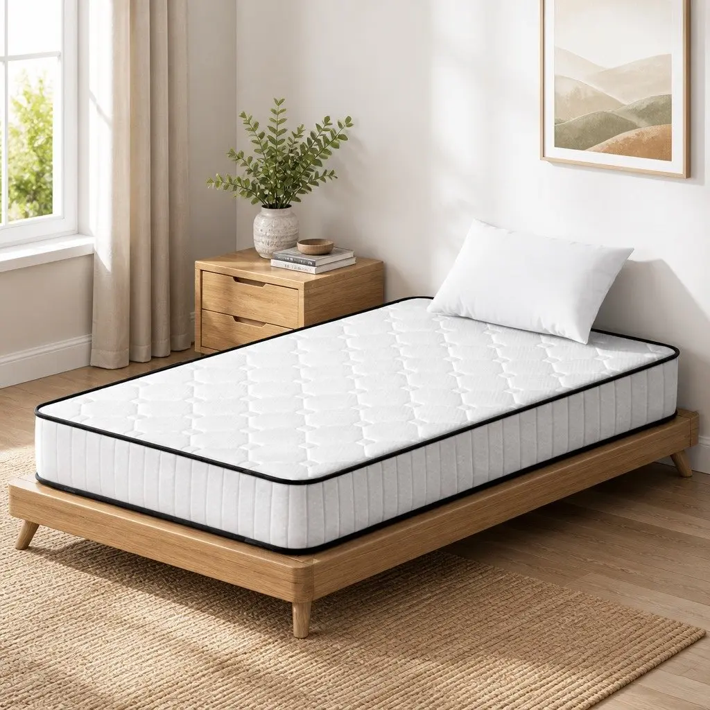 Single Mattress with Pocket Spring Support 21cm Medium Firmness
