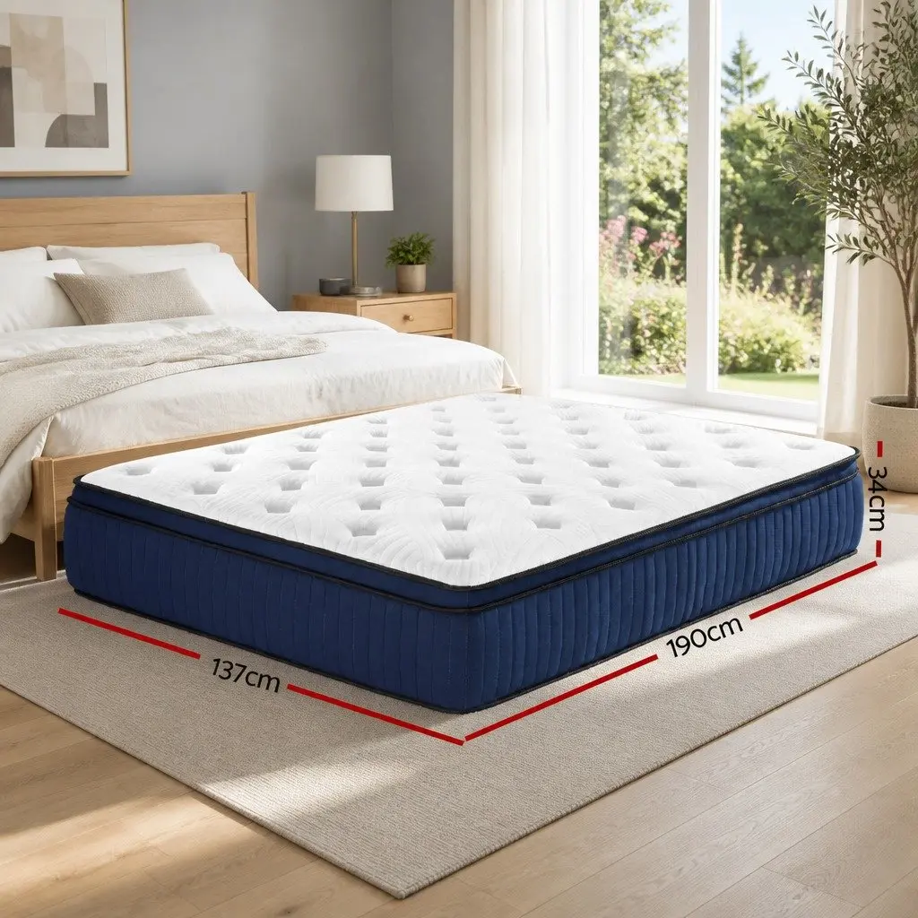Double Mattress with 34cm Gel Memory Foam