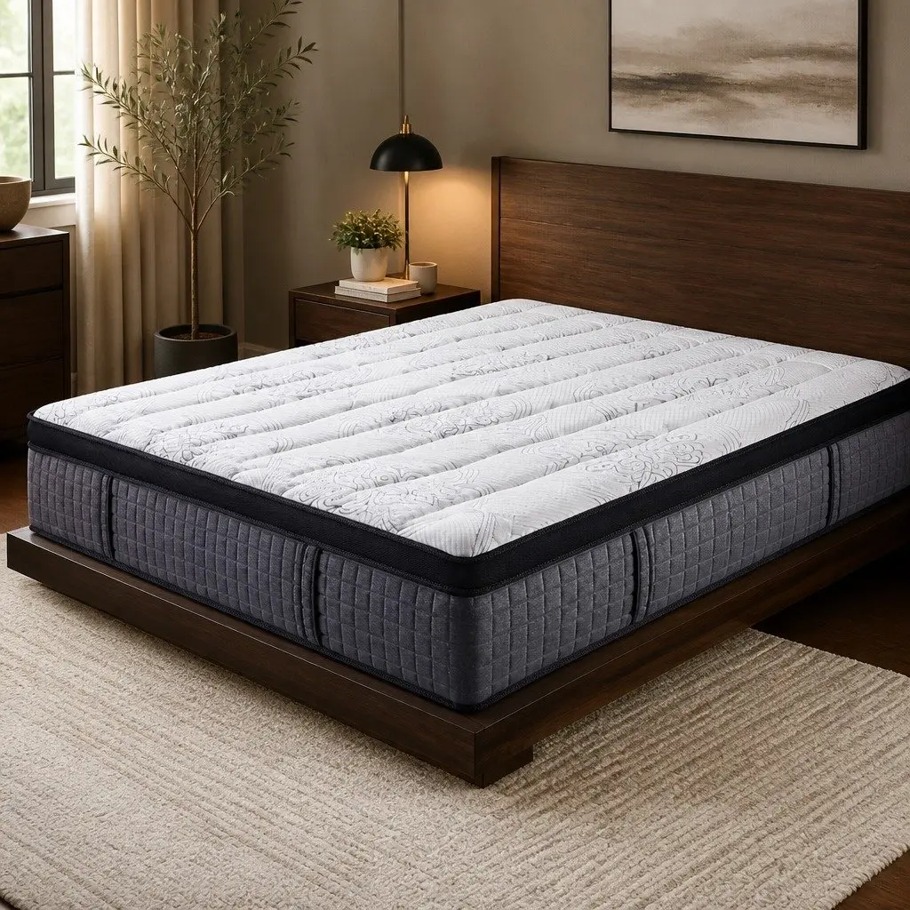 King Size Mattress with 9-Zone Pocket Spring Support