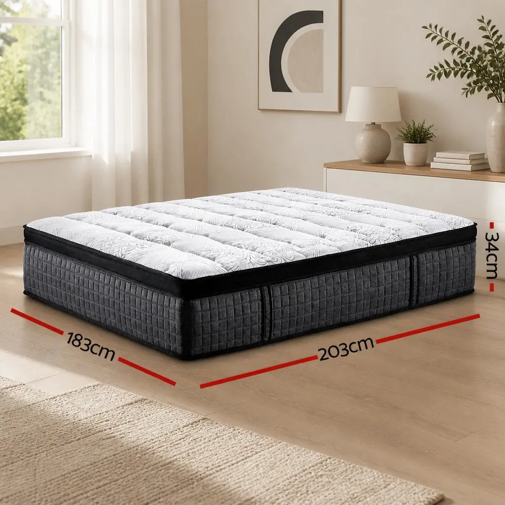 King Size Mattress with 9-Zone Pocket Spring Support