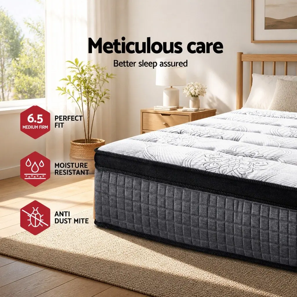 King Size Mattress with 9-Zone Pocket Spring Support