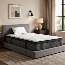 Durable King Single Mattress with 9-Zone Support