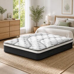 Plush Euro Top Mattress 32cm Thick Super King Bed