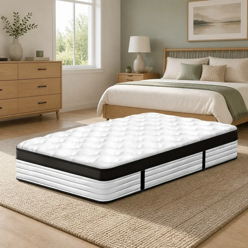 Euro Top Pocket Spring Bed, King Single, 31cm Plush Support