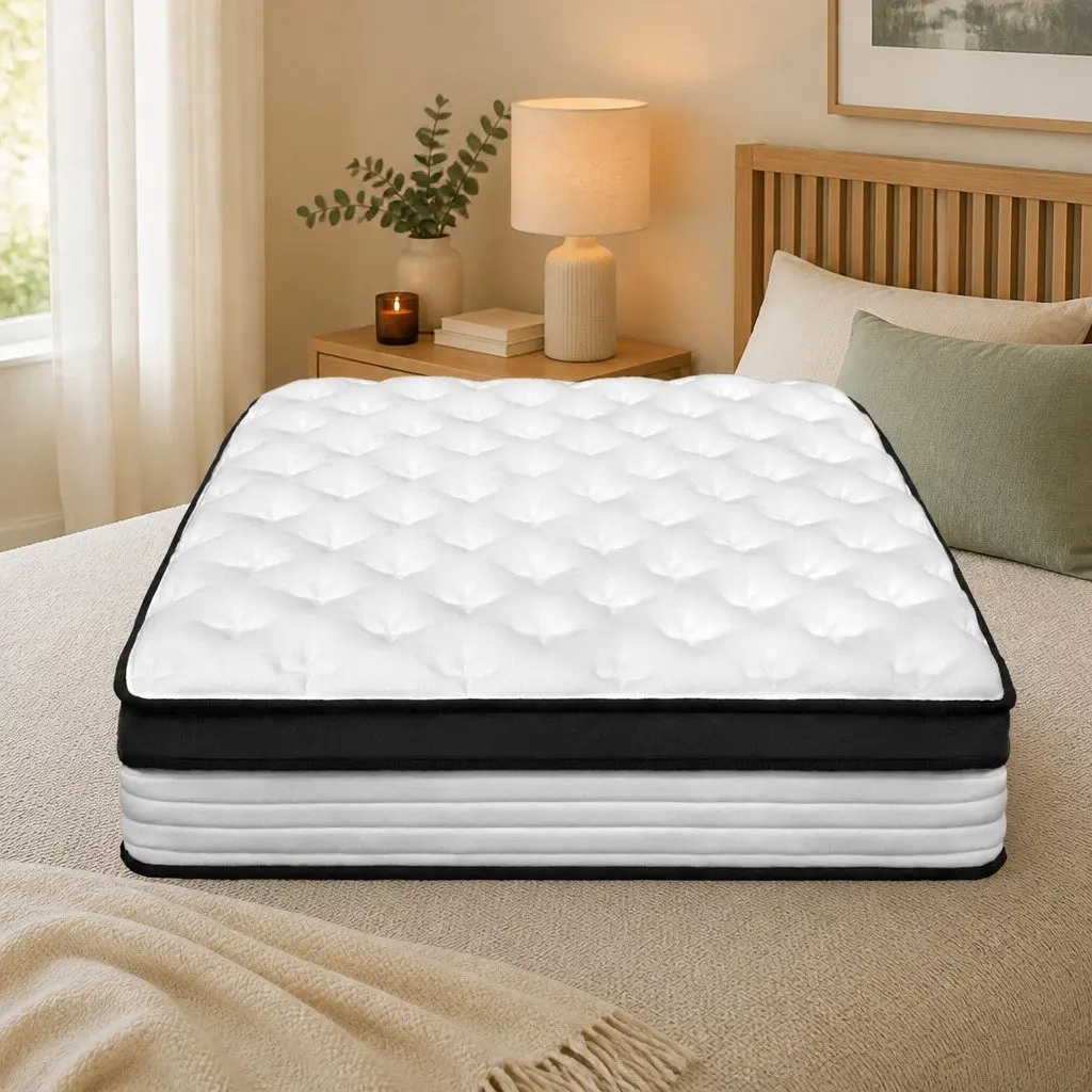 Euro Top Pocket Spring Bed, King Single, 31cm Plush Support