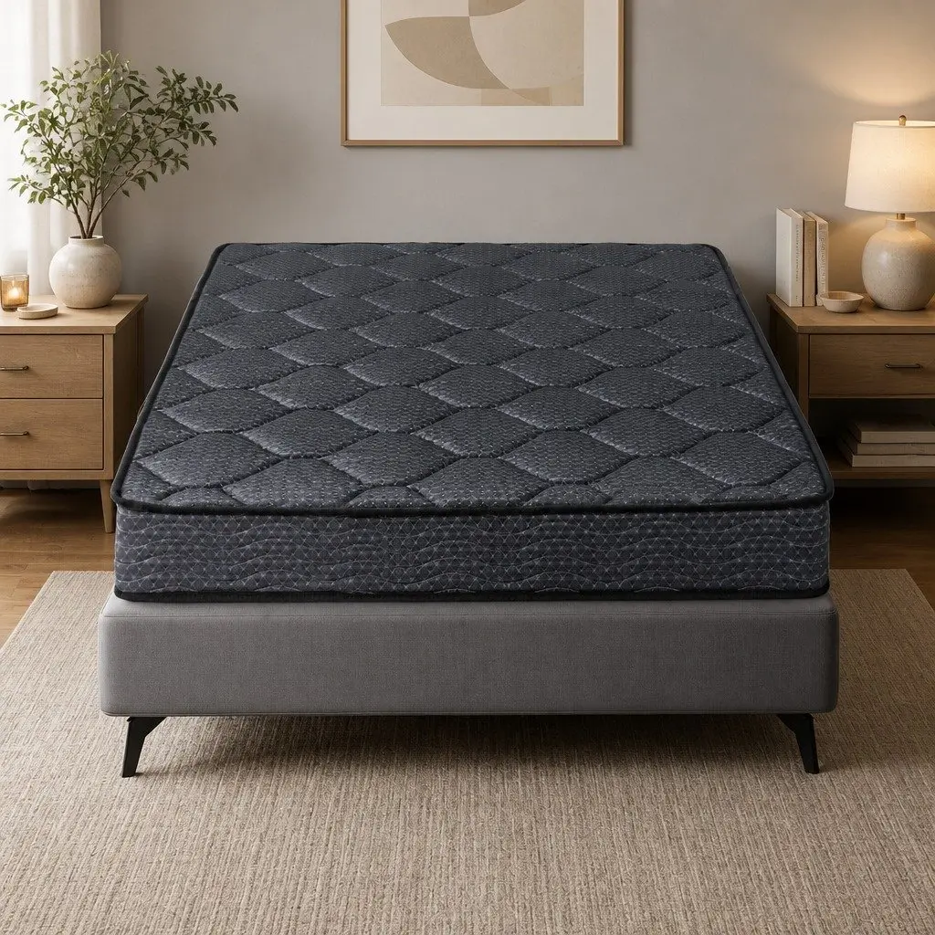 Grey King Single Mattress 16cm Tight Top Bonnell Spring