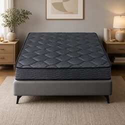 Grey King Single Mattress 16cm Tight Top Bonnell Spring