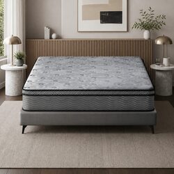 Premium Euro Top Double Mattress 26cm Medium-Firm Support