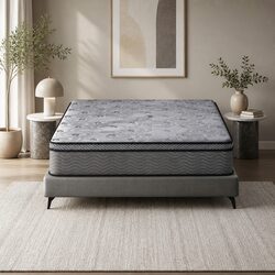 Euro Top Queen Mattress 26cm with Medium-Firm Support