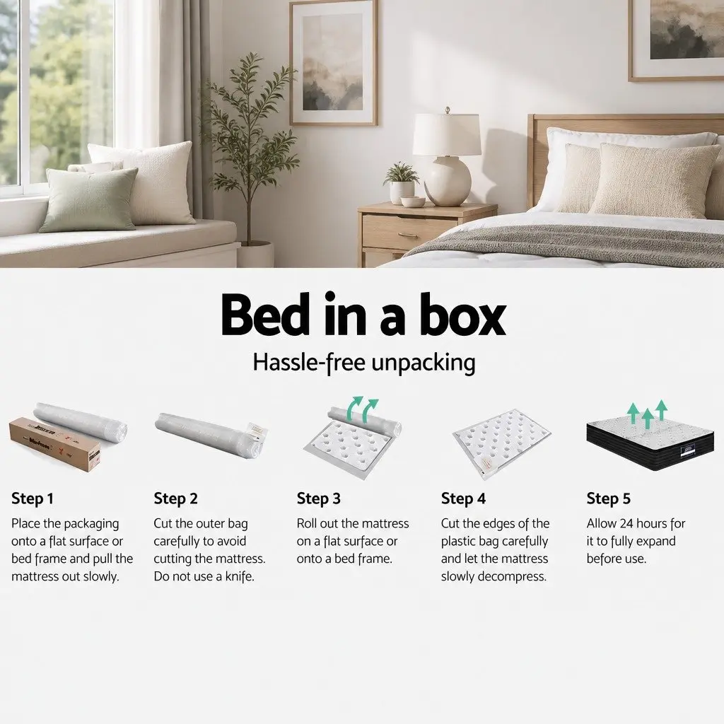 King Size Mattress 32cm Extra Firm Support