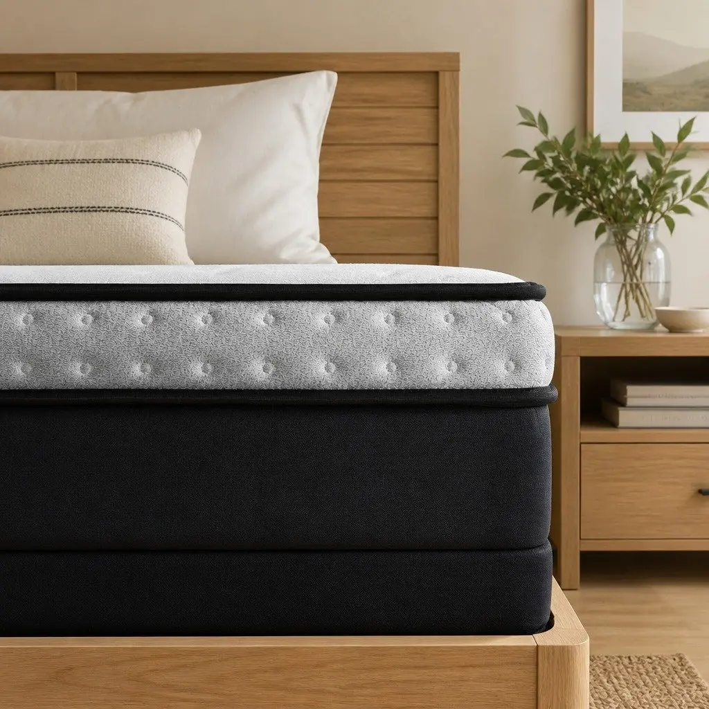 King Size Mattress 35cm Hybrid Gel Memory Foam