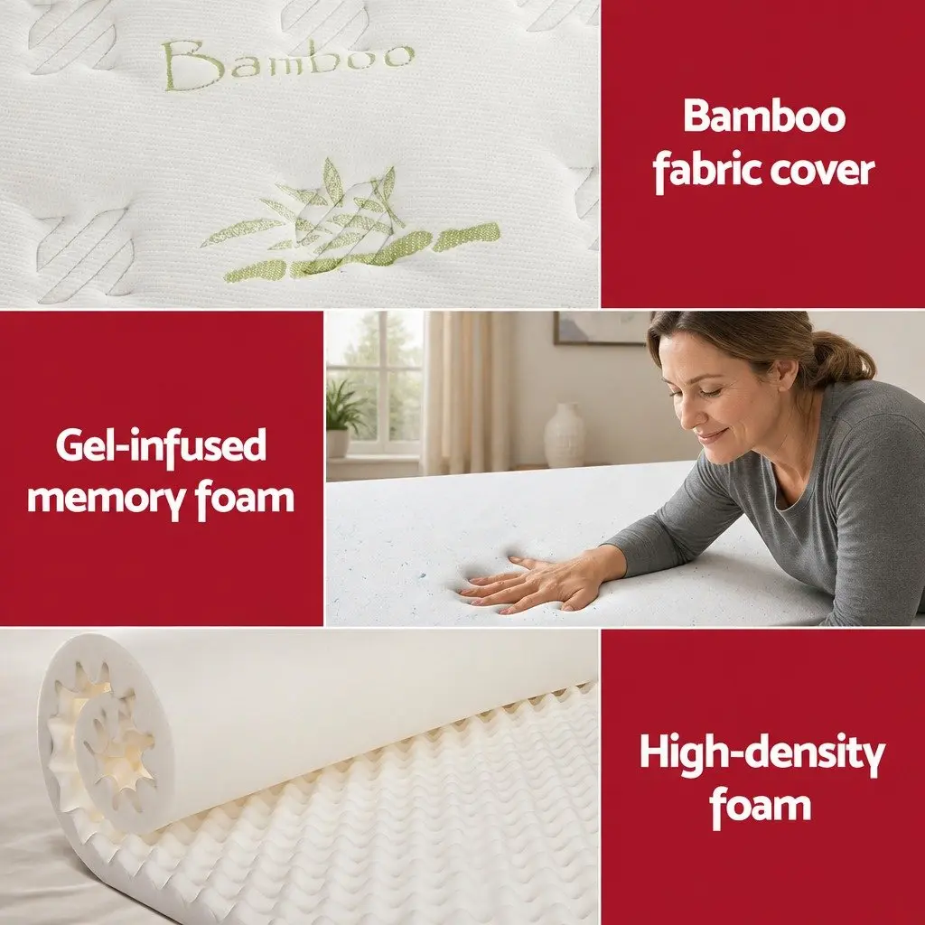 King Size Mattress with Cool Gel Memory Foam