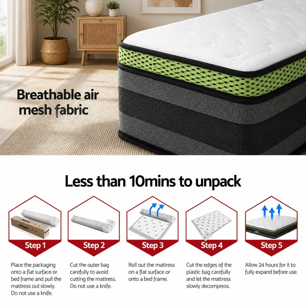 King Size Mattress with Cool Gel Memory Foam