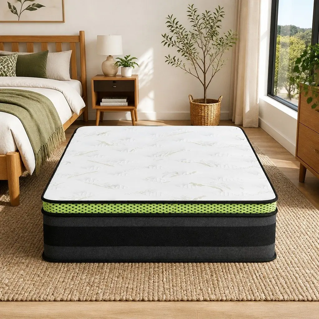 30cm Grey King Single Mattress with Cool Gel Foam