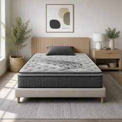 34cm Single Mattress with Medium-Firm Pocket Springs