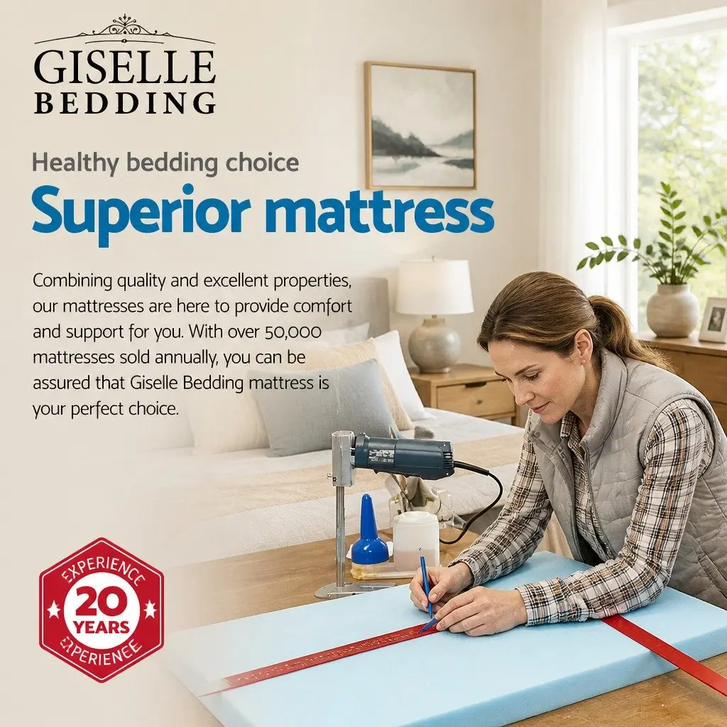 34cm Single Mattress with Medium-Firm Pocket Springs
