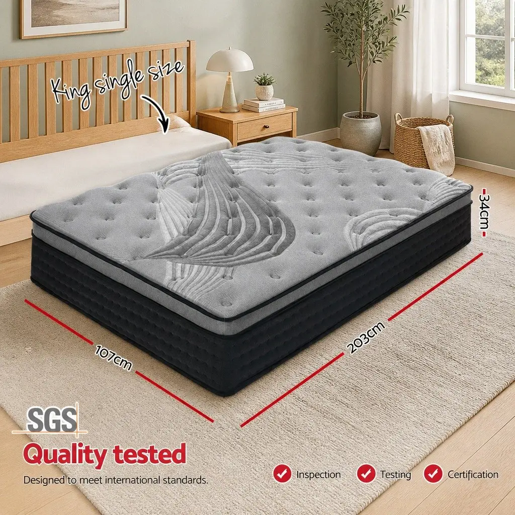 King Single Mattress with Medium-Firm Support