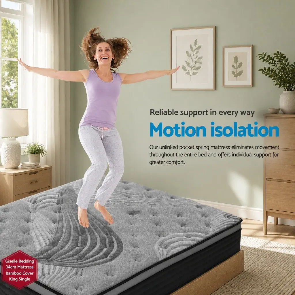 King Single Mattress with Medium-Firm Support