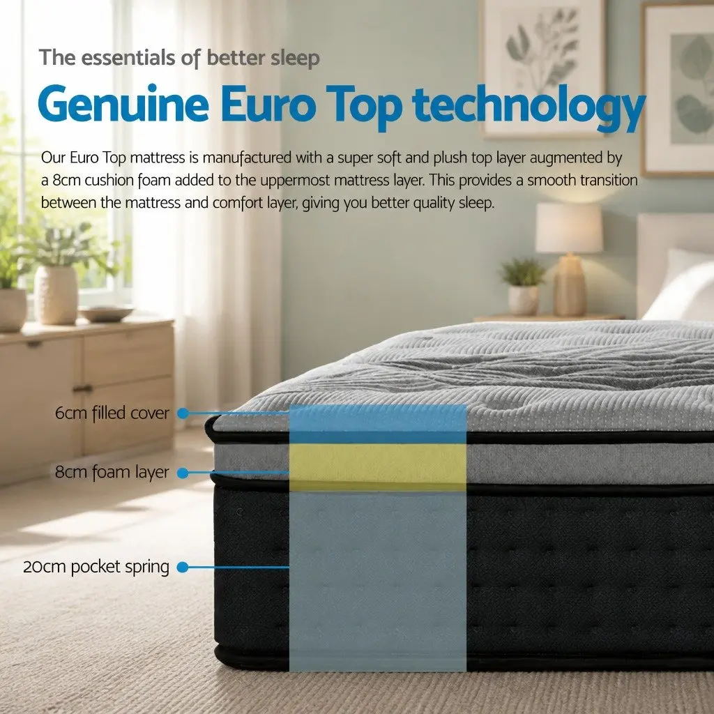 King Single Mattress with Medium-Firm Support