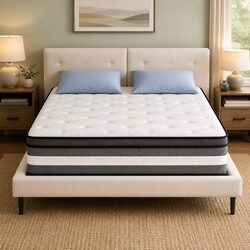 30cm Double Mattress with Gel Memory Foam & Pocket Springs