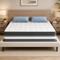 30cm Queen Mattress with Gel Foam & Pocket Springs