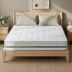 20cm King Size Mattress with Euro Top Green Tea Foam