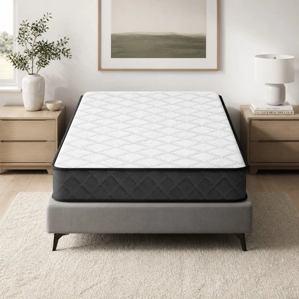 King Single Mattress 16cm Bonnell Spring White