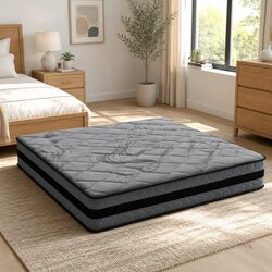 Premium King Size Pocket Spring Mattress 22cm Medium Firm