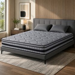 Hybrid Pocket Spring Double Mattress 34cm Medium-Firm