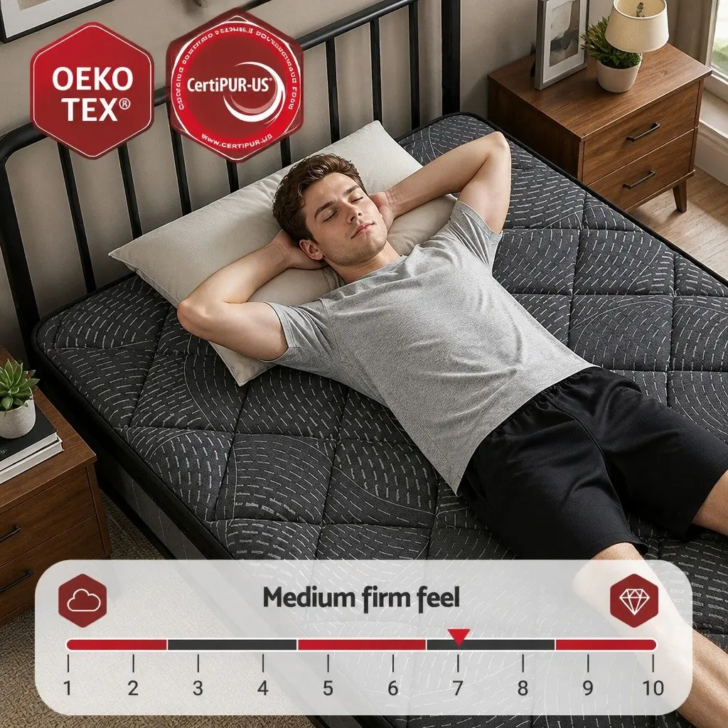 King Single Mattress with Pocket Spring and Latex