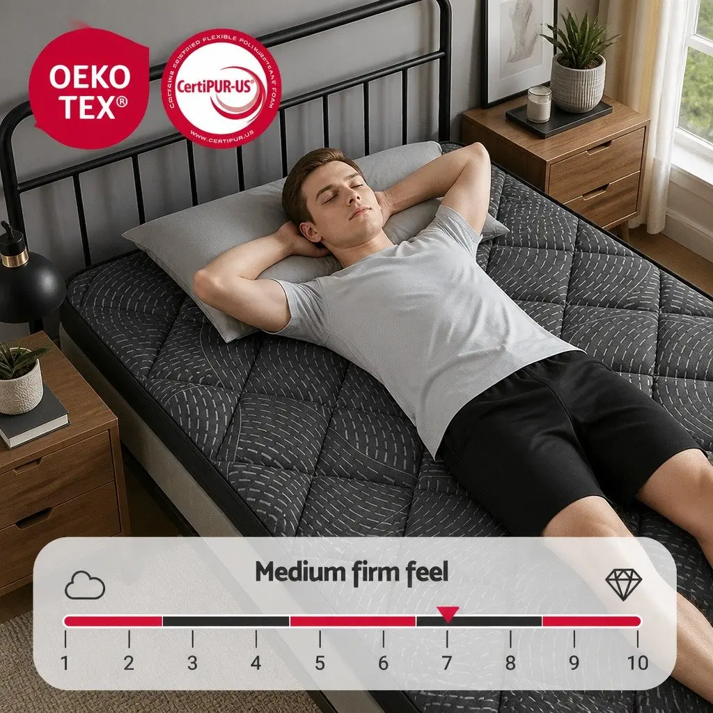 25cm Pocket Spring Latex Single Mattress