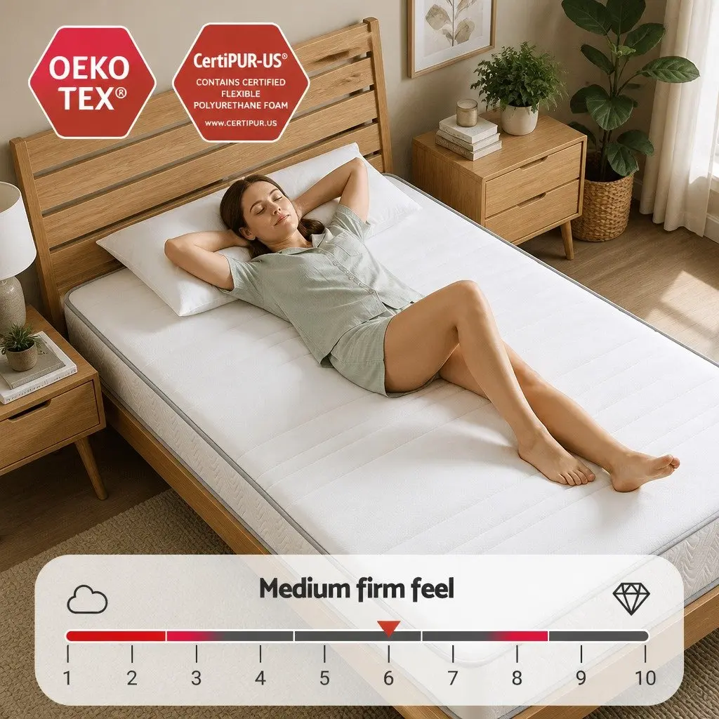 Medium Firm Single Mattress with Pocket Spring System