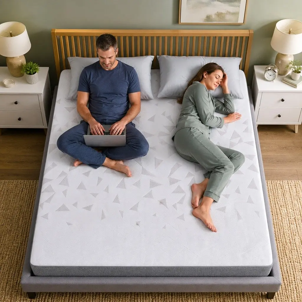 Double Mattress 23cm Pocket Spring with Adjustable Firmness