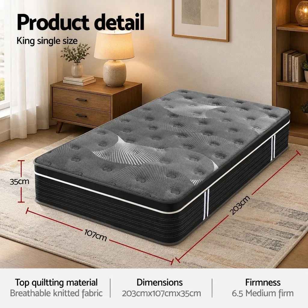 35cm King Single Mattress with Graphene Memory Foam