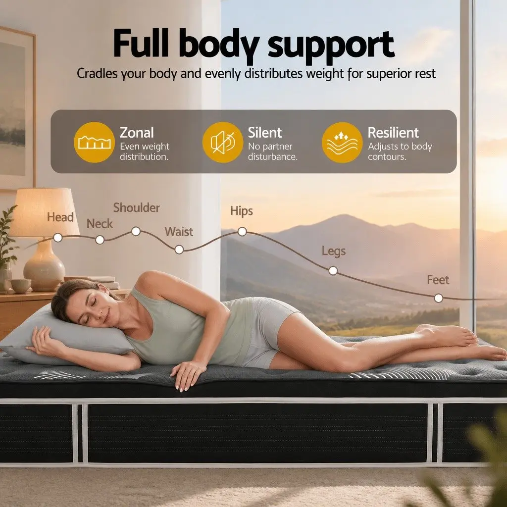 35cm King Single Mattress with Graphene Memory Foam