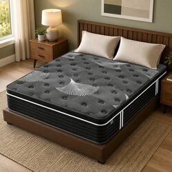 Queen Euro Top Mattress 35cm with Cooling Memory Foam