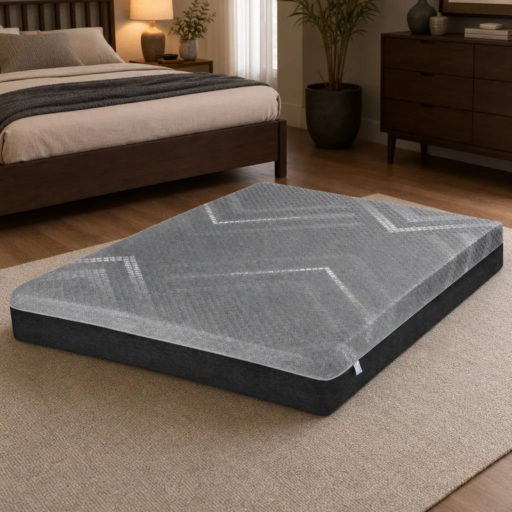 Double Mattress 26cm Firm Pocket Spring Grey