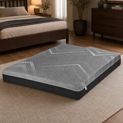 Premium Double Mattress 26cm Firm Pocket Spring Grey