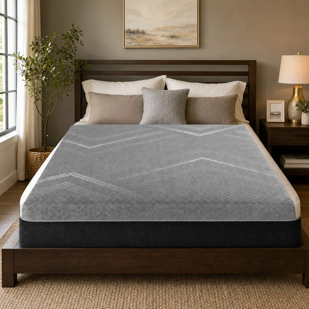 Double Mattress 26cm Firm Pocket Spring Grey