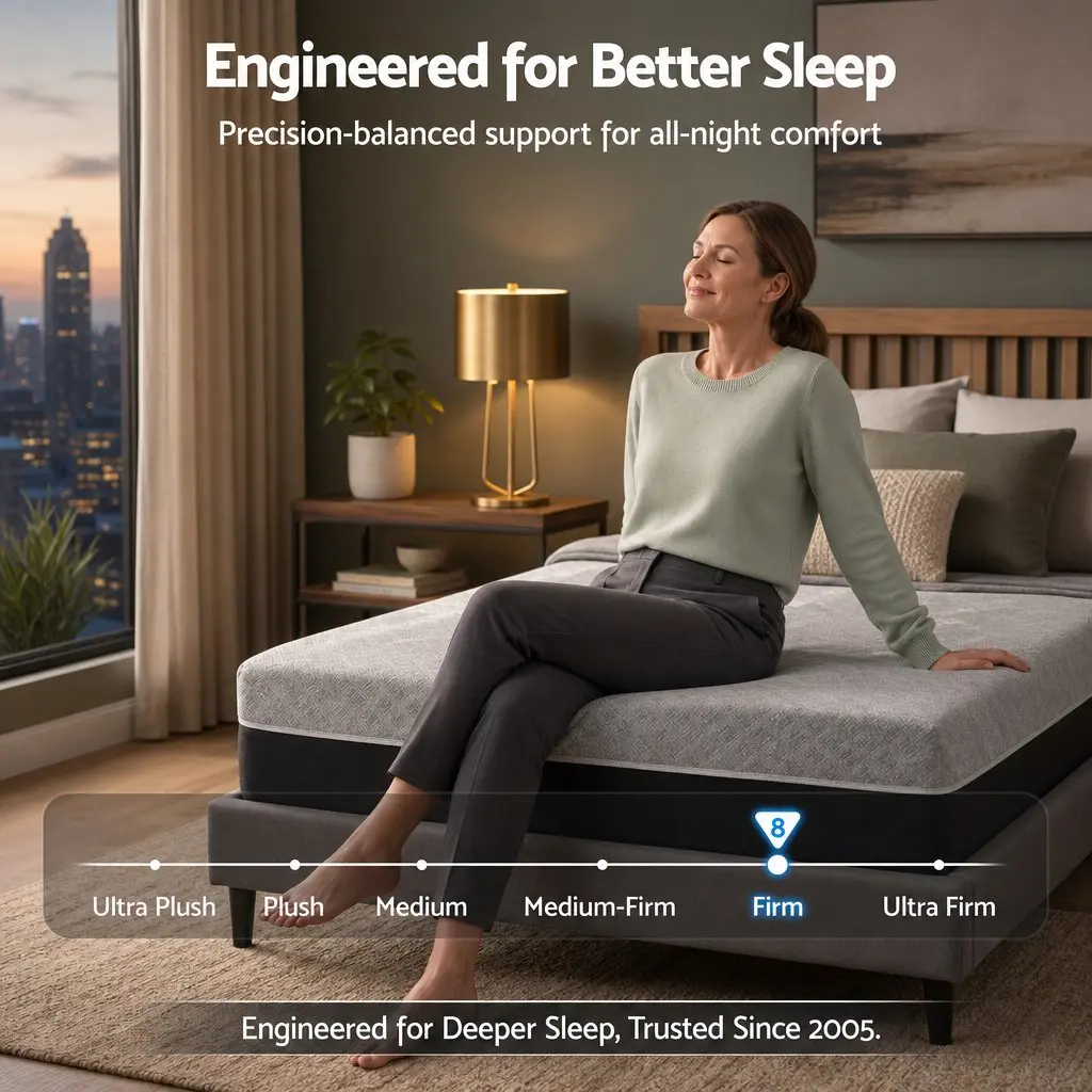 King Single Mattress with 26cm Firm Support