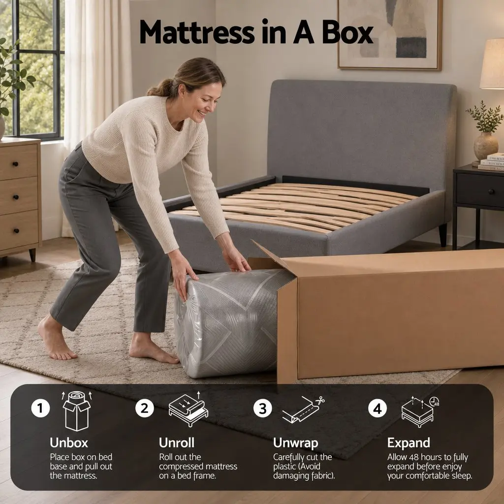 King Single Mattress with 26cm Firm Support