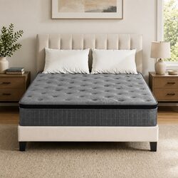Exceptional King Size Mattress 26cm Euro Top Latex Foam