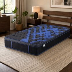 Hybrid Mattress with Cooling Gel Memory Foam and Pocket Springs