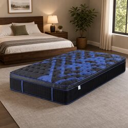 Hybrid Mattress with Cooling Gel Memory Foam and Pocket Springs