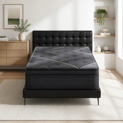 Premium King Single Mattress 35cm Hybrid with Bamboo Charcoal